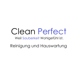 Logo von der Firma Clean Perfect ersichtlich